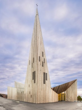 Knarvik Community Church. Photo credit: Hundven-Clements_Photography