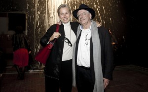 Giovanna Melandri e William Kentridge all'anteprima del docufilm 'William Kentridge, Triumphs and Laments', tenutasi presso il MAXXI di Roma la sera del 22 ottobre. (Photo by Pizzi/Mazzarella)