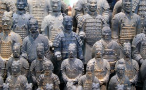 Esercito di terracotta, Mausoleo del primo imperatore Qin a Xi'an, Cina