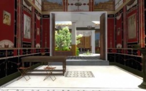 villa pompei ricostruzione video 3d
