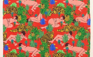 Reality Check. TANT-SAFARI, gouache on paper, 49x48 cm, 2016 - Galleria Varsi