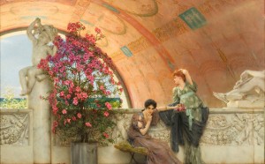 Sir Lawrence Alma-Tadema, Unconscious Rivals, 1893, Bristol Museums & Art Gallery, Bristol