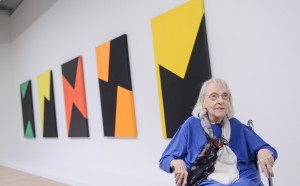 Carmen Herrera, September 14, 2016, Whitney Museum of American Art. Photograph © Matthew Carasella