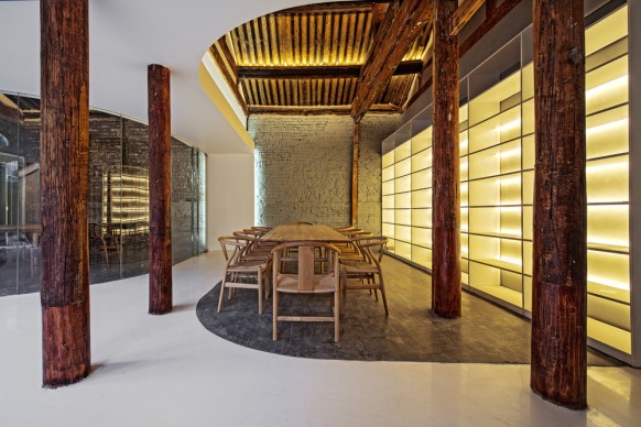 Arch Studio, Tea House, Pechino. Photo by Wang Ning