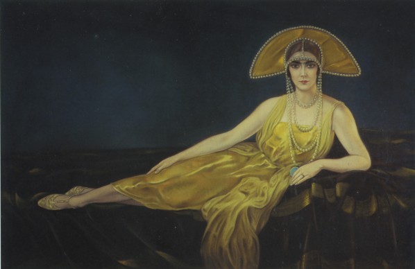 Alberto Martini: Ritratto di Wally Toscanini, 1925 pastello su carta, 131 x 204 cm collezione privata