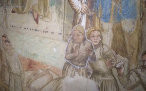 Restauro affreschi di Ambrogio Lorenzetti nella Basilica di San Francesco, a Siena