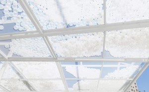 MODU Cloud Seeding, 2015 Plaza Pavilion, 250 square meters Design Museum Holon Photo credit of the work: Aviad Bar Ness (Photography), Geotectura