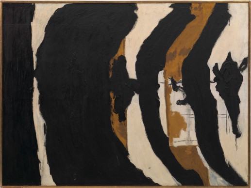 Robert Motherwell, Wall Painting No. III, 1953. Private collection. Courtesy Hauser & Wirth © Dedalus Foundation, Inc. /VAGA, NY/VEGAP, Bilbao, 2016