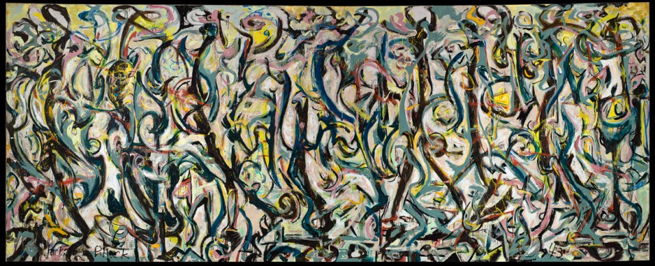 Jackson Pollock, Mural, 1943. The University of Iowa Museum of Art. Gift of Peggy Guggenheim, 1959.6 © The Pollock-Krasner Foundation, VEGAP, Bilbao, 2016