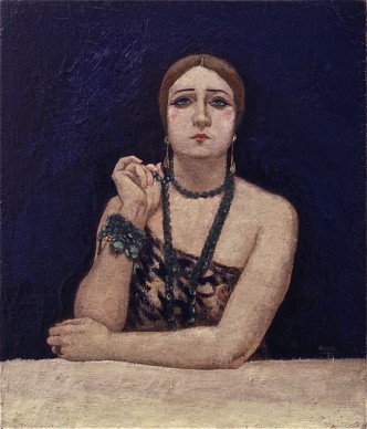 Anselmo Bucci: Rosa Rodrigo (La bella), 1923, olio su tela, courtesy Matteo Mapelli – Galleria Antologia, Monza