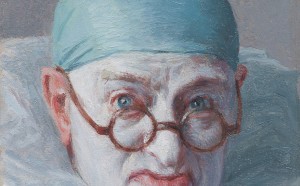 Armand François Joseph Henrion, Self-portrait as Pierrot, undated Collection Klewan Oil on wood 18 × 14 cm