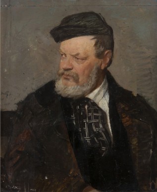Giovanni Boldini, Ritratto del padre Antonio Boldini, 1867. Olio su tela, 65x53 cm, Collezione privata, Ferrara