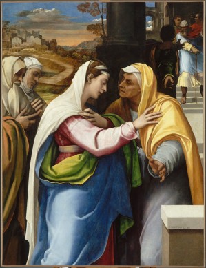 Sebastiano del Piombo, The Visitation, 1518-19,  Musée du Louvre, Département des Peintures, Paris (357) © RMN-Grand Palais (musée du Louvre) / Hervé Lewandowski