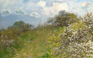 Claude Monet, Primavera, 1875, olio su tela , cm 58 x 78,5