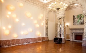 John M. Armleder - Stockage, exhibition view della mostra presso l'Istituto Svizzero di Roma - Villa Maraini