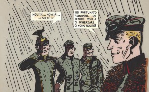 Hugo Pratt, il Corto Maltese e il Barone rosso , 1977, rodovetro originale