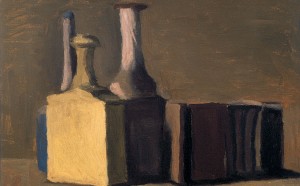 Giorgio Morandi, Natura morta, olio su tela, cm 44,50 x 46,50, 1941. Fondazione Cassa di Risparmio di Verona Vicenza Belluno e Ancona