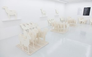 Gianfranco Baruchello, Adozione della pecora, veduta dell'installazione, 2016. Courtesy Fondazione Baruchello. Crediti fotografici: Federico Maria Tribbioli