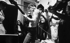 Margaret Boyce Cam, Barbara Rubin, unknown, Lou Reed, Sterling Morrison and John Cale, “Venus in Furs” November 1965 at 450 Grand Street, NYC. ©Adam Ritchie Photography, www.adam-ritchie-photography.co.uk