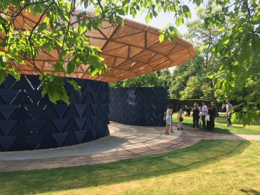 Serpentine Pavilion 2017, designed by Francis Kéré. Serpentine Gallery, London (23 June – 8 October 2017) © Kéré Architecture, Photo by Marta Atzeni per Artribune