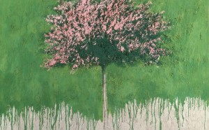 Carlo Mattioli, Paesaggio, 1980 olio su tela, 150x120 cm, collezione privata