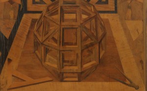 Frà Damiano Zambelli da Bergamo, Composizioni di solidi geometrici, 1538 circa Bologna, Museo di San Domenico