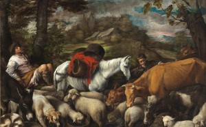 Jacopo Bassano, Scena pastorale, c.1568 Budapest, Szépmüvészeti Múzeum