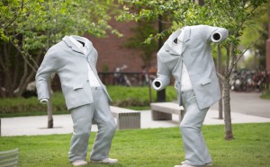 Erwin Wurm, Big Disobedience, 2016. Photo by Susan Young. Courtesy the artist and Lehmann Maupin, New York and Hong Kong