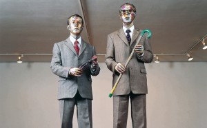 Gilbert & George, The Singing Sculpture, 1991, Sonnabend Gallery, 420 West Broadway, New York