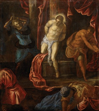 Tintoretto, Flagellazione di Cristo, c. 1585 – 1590. Vienna, Kunsthistorisches Museum