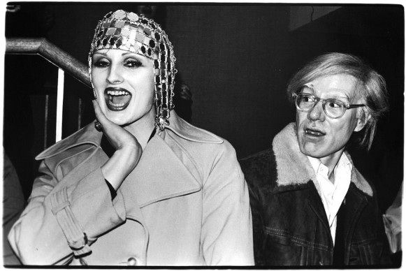 Cherry Vanilla and Andy Warhol © Anton Perich