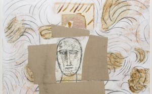 Mimmo Paladino, Pezzi di Saio, tecnica mista su carta, 2010, 72 x 103 cm