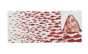 Enzo Cucchi, Mosaici, 1991, Cleto Polcina Edizioni, Roma - Philippe Daverio, Milano - Bernd Kluser, München, 21 x 49 cm Collezione Arnaldo Sanna, Lentate sul Seveso