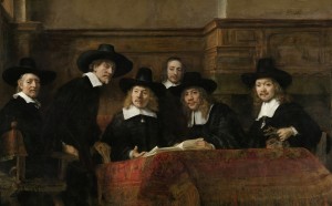 Rembrandt van Rijn, I sindaci dei drappieri, Rijksmuseum