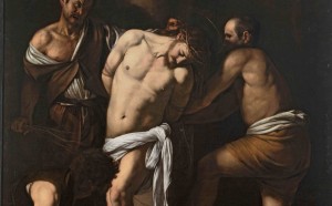 Michelangelo Merisi da Caravaggio, Flagellazione, 1607, olio su tela, 266 x 213 cm, Museo e Real Bosco di Capodimonte, Napoli Archivio e Laboratorio Fotografico della Soprintendenza Speciale per il Patrimonio Storico Artistico ed Etnoantropologico e per il Polo Museale della città di Napoli