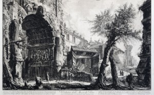 Giovanni-Battista-Piranesi-Arco-di-Tito-1756-1760-acquaforte-Museo-di-Roma-