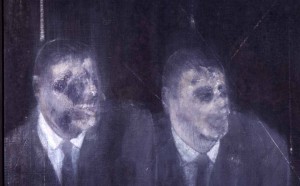 Francis Bacon, Two Americans, 1954, olio su tela (foto Adriana Ferrari-Milano)