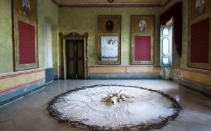 Pierpaolo Miccolis & Claudio Panaro, Santi Loa, 2017, ossa, polvere di quarzo di carrara, legno_Ph Letizia Gatti