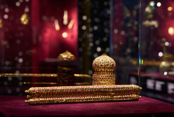 Tesori dei Moghul e dei maharaja: la Collezione Al Thani, installation view della mostra a Palazzo Ducale, Venezia, 9 settembre 2017 - 3 gennaio 2018