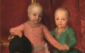 Anton Raphael Mengs, Doppio ritratto degli arciduchi Ferdinando e Maria Anna di Asburgo Lorena, 1770-1771, Firenze, Gallerie degli Uffizi, Galleria Palatina