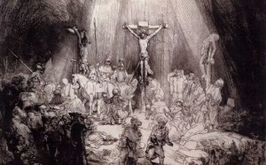 Rembrandt van Rijn, The Three Crosses, 1653, Drypoint, Museum Boijmans Van Beuningen