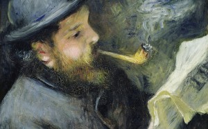 Pierre-Auguste Renoir, Claude Monet lisant, 1873