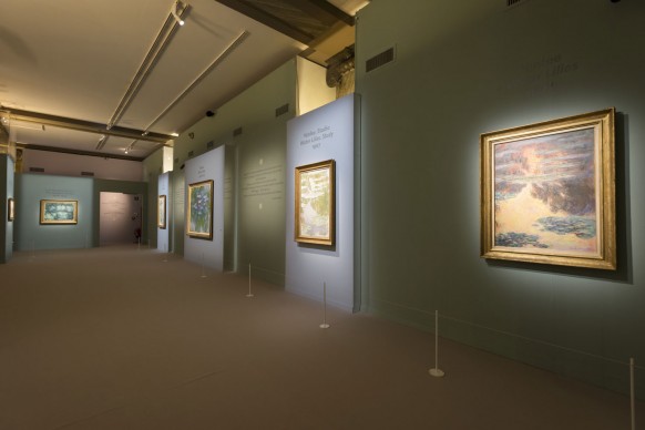 Veduta della mostra “Monet” in programma al Complesso del Vittoriano – Ala Brasini, Roma, dal 19 ottobre 2017 all’11 febbraio 2018. Photo by Iskra Coronelli per Arthemisia