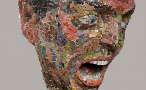 Mirko Basaldella, Furore, 1944, mosaico veneziano, h 26 cm., Roma, Collezione G. Bertolami - in comodato presso il Museo della Scuola Romana