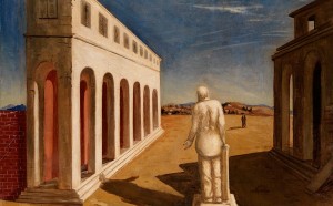 Giorgio de Chirico (Volos, 1888 - Roma, 1978) Piazza d'Italia (Souvenir d'Italie), (1924-1925) olio su tela, 60 x 73 cm Mart, Museo di arte moderna e contemporanea di Trento e Rovereto Collezione L.F. © Giorgio de Chirico by SIAE 2017