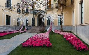 Tomas de Bruyne, Paraíso: Delirio y deseo (Paradise: Delirium and Desire), FLORA International Flower Festival, Cordoba, 2017. Photo by © JOSÉ ROJAS / FESTIVAL FLORA