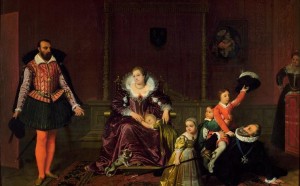 Jean-Auguste-Dominique Ingres, Henri IV recevant l'ambassadeur d'Espagne, 1817, huile sur toile. Paris, Petit Palais, musée des Beaux-Arts de la ville de Paris © RMN- Grand Palais, Agence Bulloz