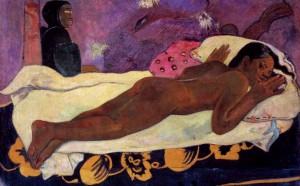 Paul Gauguin, L'esprit des morts veille (Manaò tupapau), 1892