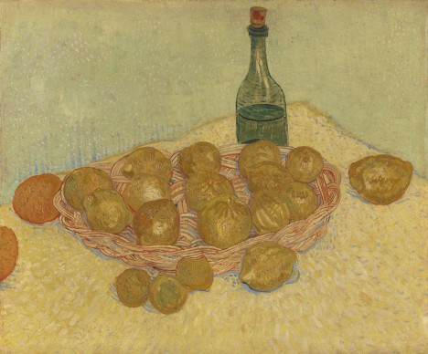 Vincent van Gogh, Cestino con limoni e bottiglia, 1888, Otterlo, Kröller-Müller Museum, The Netherlands