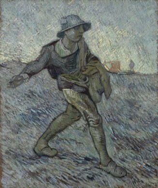 Vincent van Gogh, Il seminatore (da Millet), 1890, Otterlo, Kröller-Müller Museum